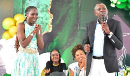 MP Oscar Sudi and his daughter Faith Chemutai on Wednesday, January 3, 2024. Photo/ Oscar Sudi.
